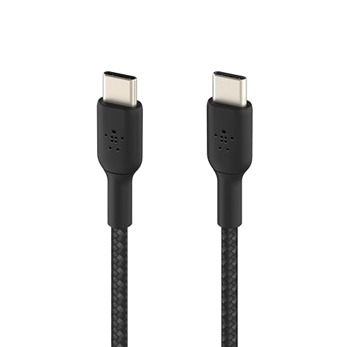 Belkin Fast Charge (0.5ft) Braided USB-C to USB-C Cable for iPhon...
