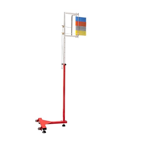 KAIKAFEI Vara Medición Salto y Medidor de Salto Vertical, Tester de Salto Vertical con Base Estable, Salto Vertical Gimnasio y Educación Física(170-360cm)