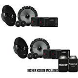 Amazon.co.jp: KICKER KSS6704 KSS670 6.75インチコンポーネント