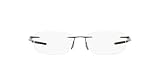 Oakley Men's OX5118 Wingfold Evr Titanium Rectangular Prescription Eyeglass Frames, Cement/Demo Lens, 53 mm