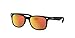 Ray-Ban Junior Unisex Kids RJ9052S New Wayfarer Square Sunglasses, Matte Black/Brown Mirrored Orange, 47 mm
