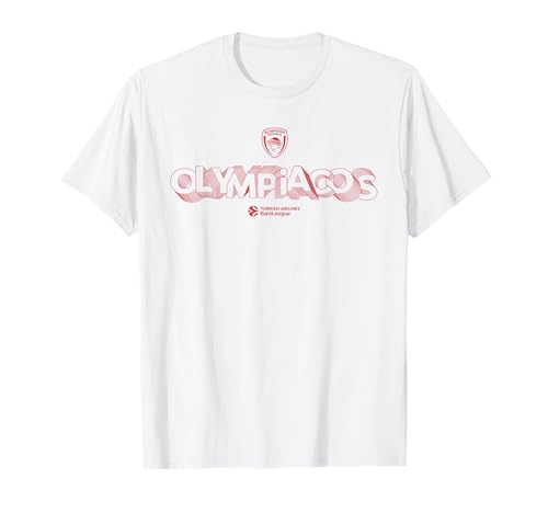 Colección Olympiacos Logo Rojo Camiseta