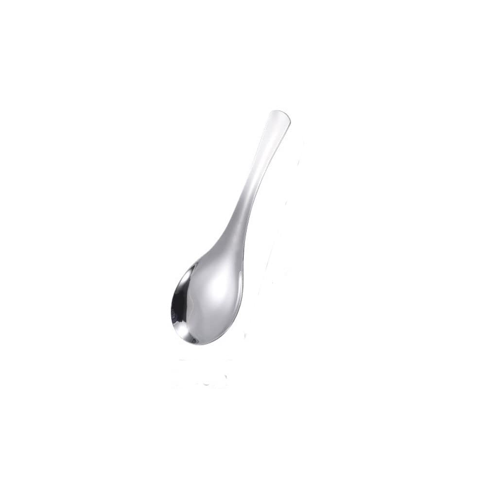Moisture Set di Cucchiai Sfusi Cucchiai da zuppa Casa Cucina Profumi Ampia capacità Specchio in Argento Ponte lucidata for zuppa di Riso for la tavola Cucchiai da Mangiare (Quantity : 6)