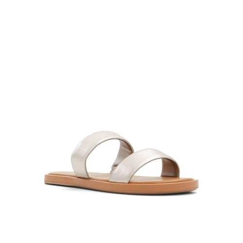 Image of Aldo krios Women's Silver Leather Sandals