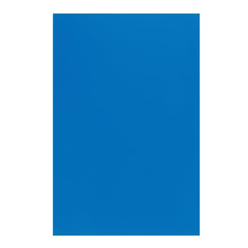 Image of ABS Plastic Sheet 8 x 12 Inch,Flexible Plastic Sheets 1 /12 Inch Thick Thermoplastic Sheet with Leather Texture Dark Blue for DIY Crafts Decors 1Pcs