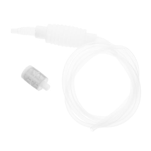 Cabilock Manual Wine Transfer Tool Food Grade Siphon Hose Pump for Efficient Liquid Transfer and Brewing Transparent Design with Filter for Homemade Wine Equipment