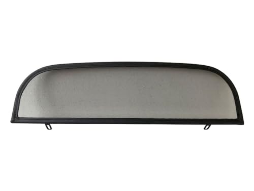 PureWind Windschott kompatibel mit Ford KA Baujahr 2002-2006 (Schwarz) – Windschott Universal mit Anbaumaterial ohne Tasche