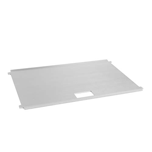 FENNEK Plancha - Plancha para barbacoa desmontable de carbón - Diseño compacto de acero inoxidable - Ideal para acampar, autocaravanas, el jardín y el aire libre