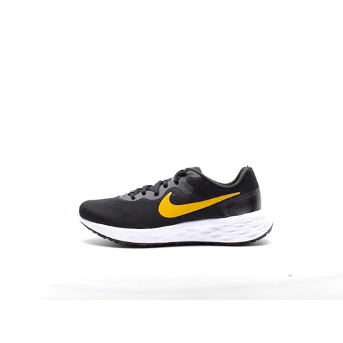 Nike Revolution 6 Straßenlaufschuh für Herren, Black/Light Silver-Faded...