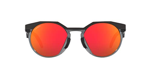Image of Oakley Sunglasses for Men - OO9242 HSTN Low-Bridge, Round Sunglasses PRIZM Lenses