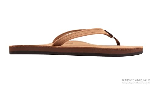 Image of Rainbow Sandals Women's Single Layer Leather Sandal Narrow Strap