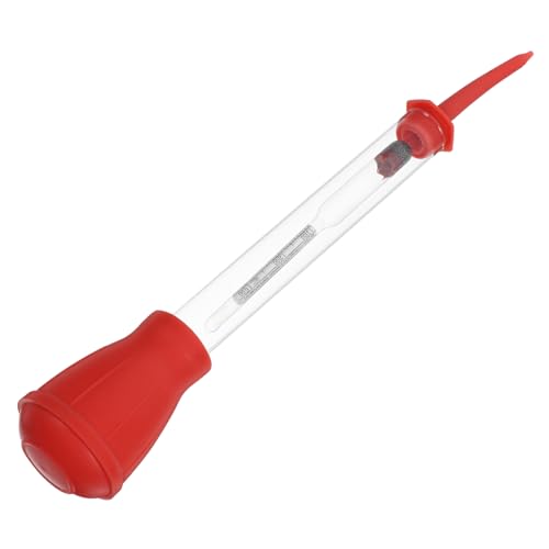 Cabilock Battery Hydrometer Auto Battery Density Meter Electro-Hydraulic Tool 1.100-1.300 Suction Density Tester