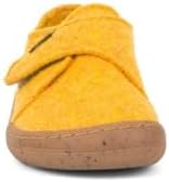 Froddo Jongens pantoffels Minni Wooly Barefoot pantoffels textiel kinderschoenen Uni Wooly huisschoen blote voeten rood, denim, 23 EU