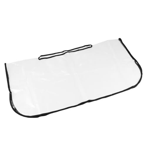 Mano bolso transparente de PVC impermeable con costura sin juntas para proteccion contra la lluvia