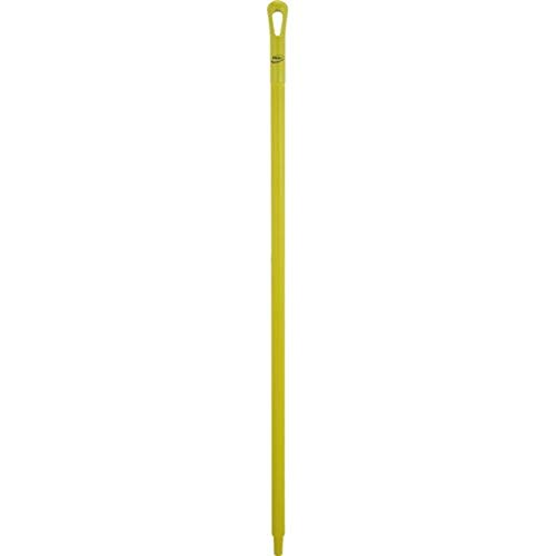 Image of Vikan 51 inch Color Coded Handle, 1 1 /4 in Dia, Yellow, Polypropylene 29606-1 Each