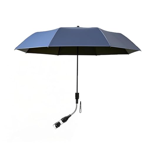 Umbrella Stroller For Baby Umbrella Clip Fixing Device UPF 90+ UV Protect Pushchair Sun Parasol Stroller Accesso,Width 37inch,Navy