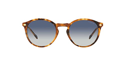 Vogue Eyewear Man Sunglasses Grey Transparent Frame, Purple Brown Lenses, 51MM