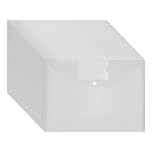 Clear Plastic Wallets A4-30 Pack Plastic Wallets with Popper Document Folder with Pocket for Paperwork (Clear)