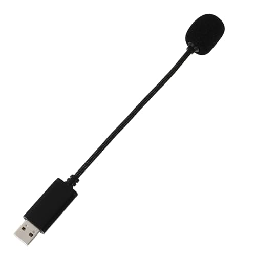 Alasum USB Schwanenhals Mikrofon für PC Laptop Flexibles USB mikrofon mit Direktem Plug Play Klare Aufnahme Geräuschunterdrückend Kompatibel für Live Karaoke und Online...