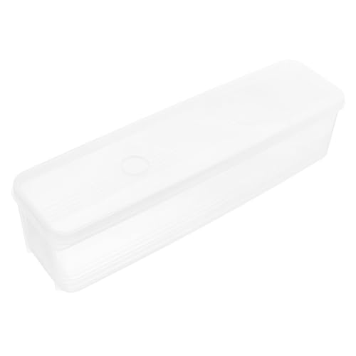 DOITOOL Caja Hermética para Alimentos Larga y Apilable Organizador Plástico para Despensa y Frigorífico Contenedor para Cilantro Cebollino y Almacenamiento de Verduras