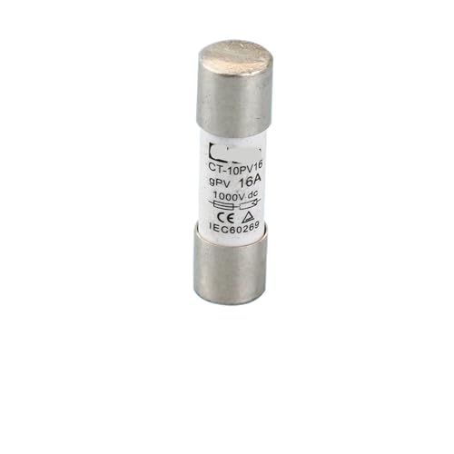 Fusible fotovoltaico CC 1000V de alta capacidad tubular para evitar sobrecargas en paneles