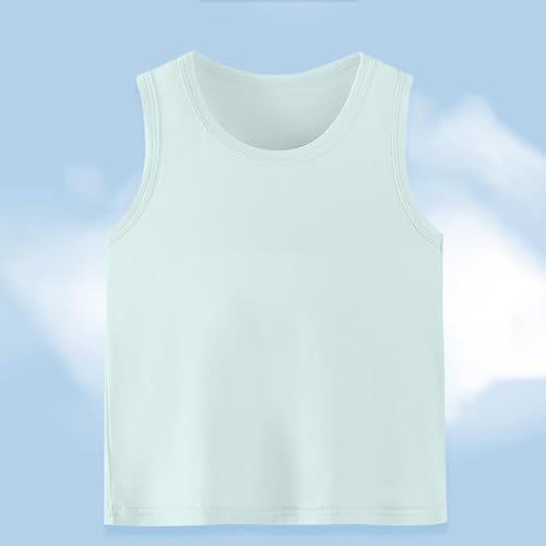 Toddler Girls Boys Tank Tops Summer Sleeveless Shirts Basic Crewneck Athletic Blouse Breathable Undershirts Comfy2