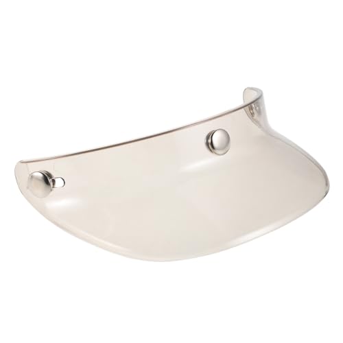 Cabilock Retro Three Button Attachment for Helmets UV Protection Sunshade for Cyclists Stylish Bike Visor Replacement for Enhanced Riding Experience