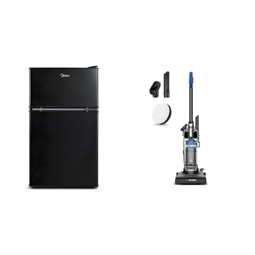 Image of Midea 3.1 Cu Ft Mini Fridge with Freezer Bundle with Eureka Airspeed Ultra-Lightweight Upright Vacuum Cleaner