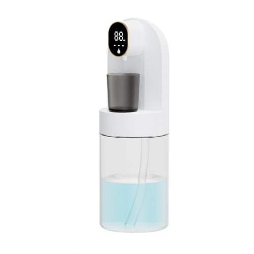 Dispensador de enjuague bucal de pared para baño, capacidad de 1200 ml, recargable y con 2 tazas para niños y adultos Dispensador de enjuague bucal de pared para baño, capacidad de 1200 ml, recargable y con 2 tazas para niños y adultos