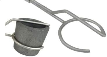 Crucibles Pouring Tongs 3.5"Dia for Clay Graphite Ceramic Crucibles Tongs Pliers by JTS