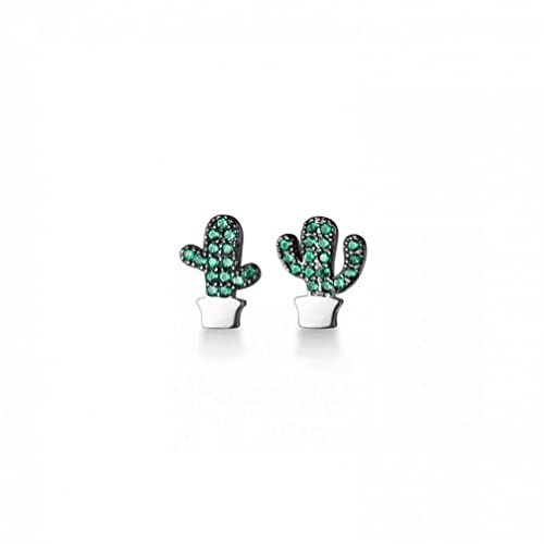 Boucles d'oreilles cactus en cristal vert | Le bijou idéal pour sublimer le quotidien