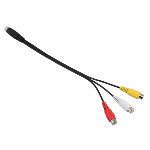 SEWACC Video Adapter Cable -Video to Cord High-Definition Transmission for Tvs Projectors and Monitors Compact Easy Connection for Camcorders and Gaming Consoles