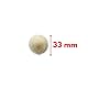 10/20 Stück Tischfußball Kickerbälle 33 mm – Buchenholz Kickerbälle, Kickerball, Tischfussball, Tischkicker Kicker-Ball, Ersatz, Ball, Spiel (10 Bälle)