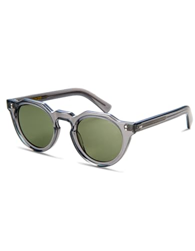 2025 Acetate Polarized Sunglasses Men Women, Modern Retro Designer Sunnies with UV400 Protection