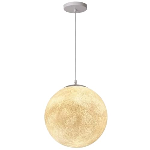Lustre suspendu lune anti éblouissement avec hauteur réglable 40cm