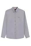 boss xl3 Button-down collar BOSS Hommes Rickert M Chemise Regular en Coton avec col à Pointes boutonnées