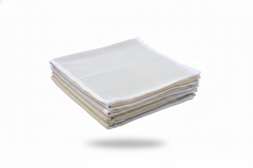 Image of RUAH Pack of 1 Thin Cotton Reusable Papad,Vadagam, Spices, Millets Drying Cloth with Net and Zip Size: (29 X 36 Inches) Suitable for Both Indoor and Outdoor Pack of 1(1, Cream)
