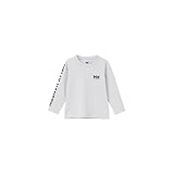 [ヘリーハンセン] 長袖Tシャツ キッズ ロングスリーブ レターティー ユニセックス HJ32553 クリアホワイト 140