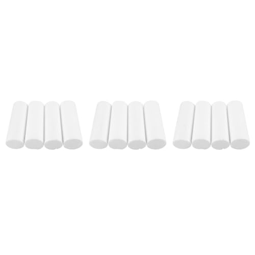 jojofuny 2sets 4pcs Polystyrene Modeling Tubes White Foam Cylinders for DIY for Early Childhood Education Projects Fostering Creativity and Learning 4pcs*2