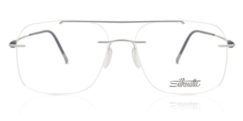 Eyeglasses Silhouette Purist (5561) 7000 Calm Grey 58/17/145 3 piece frame cha