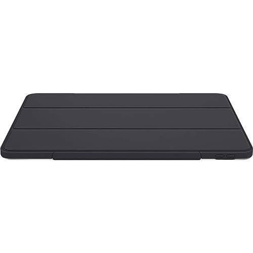 Image of OtterBox - Symmetry Series 360 Elite Case for 12.9 inch iPad Pro 3rd-6th Gen, Scratch-Resistant Tablet Case with Folio and Apple Pencil Holder (Scholar Grey)