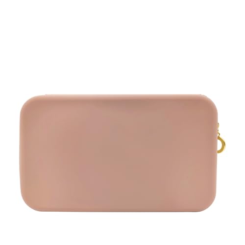 AIZHAZHA Estuche Brochas Maquillaje, Estuche Maquillaje，Bolsa de Cosméticos de Silicona, Organizador Brochas Maquillaje,Makeup Bag,Soporte de Brochas de Maquillaje de Viaje, -20 x 12 cm