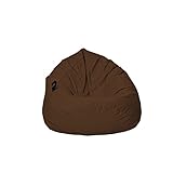 MILLINDABAG Kastanie Tropfenform Sitzsack für Kinder Jugendliche und Erwachsene Beanbag Kissen Indoor & Outdoor Gaminggeignet bereits gefüllt Sitzkissen...