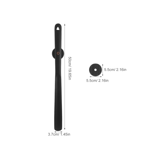 Calzador de pared magnético de madera negra de 50 cm para casa 2