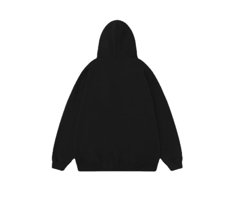 Vintage Star Print Hoodies for Men Fairy Grunge Baggy Sweatshirts Dark Punk Streetwear Retro Long Sleeve Tops3