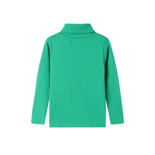 Image of Mud Kingdom Little Girls Long Sleeve Tee Shirts Soft Turtleneck Layering Pullover Slim Stretchy Tops