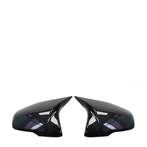 X1 F48 X2 F39 Z4 G29 2GT F45 F46 F52 F40 サイドワイドアングルウィングリアビューミラーガラス交換に適合する バックミラーハウジングカバ(Bright black)