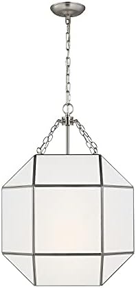 Sea Gull Lighting Morrison-3 Light Medium Pendant-Brushed Nickel Finish-Incandescent Lamping Type