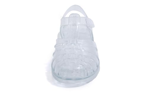Image of GUGUYeah Jelly Sandals for Girls,Closed Toe Princess Costume Summer Dress Shoes Fisherman Gladiator Water Beach Flat Sandals for Toddler /Little Kid /Big Kid