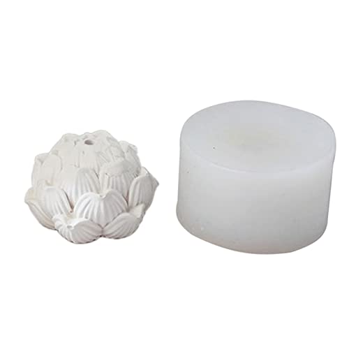 Incense Stick Holder Silicone Mold Lotus Candlestick Mold Epoxy Casting Molds